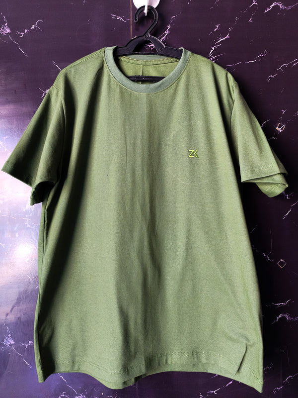 Camiseta Lisa ZenK - Verde Musgo