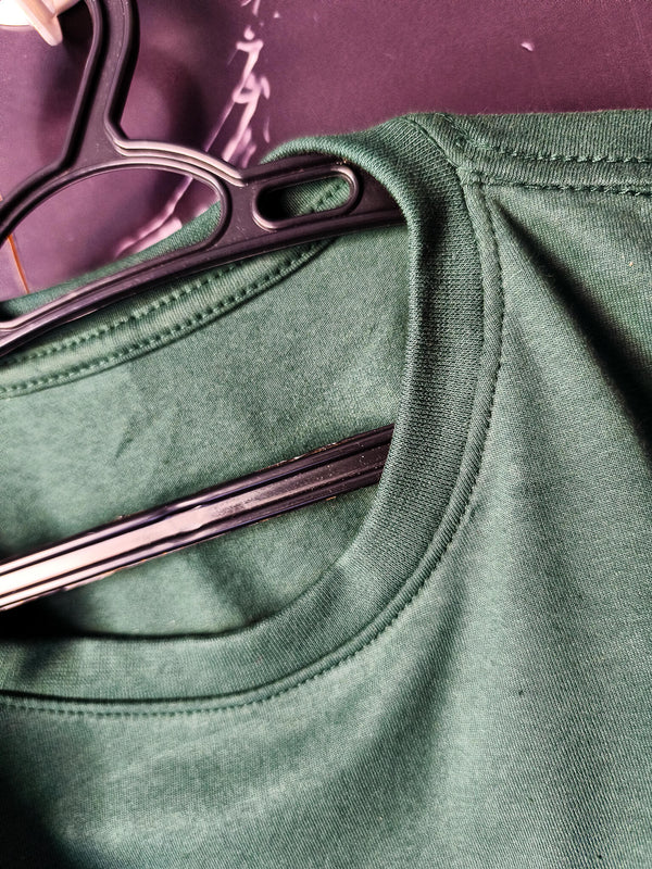 Camiseta Detalhada no Peito - Verde